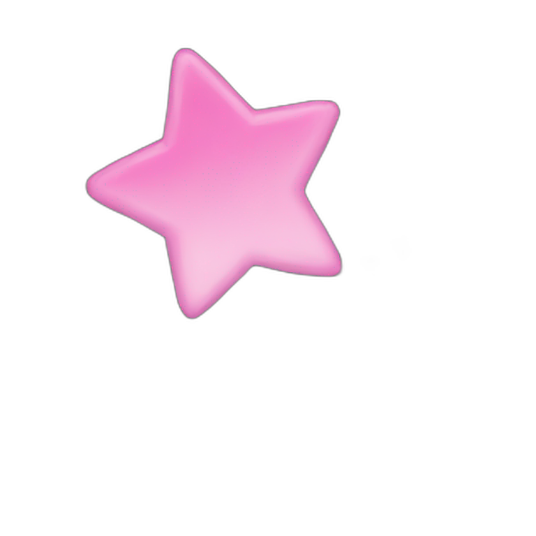 Pink Star emoji