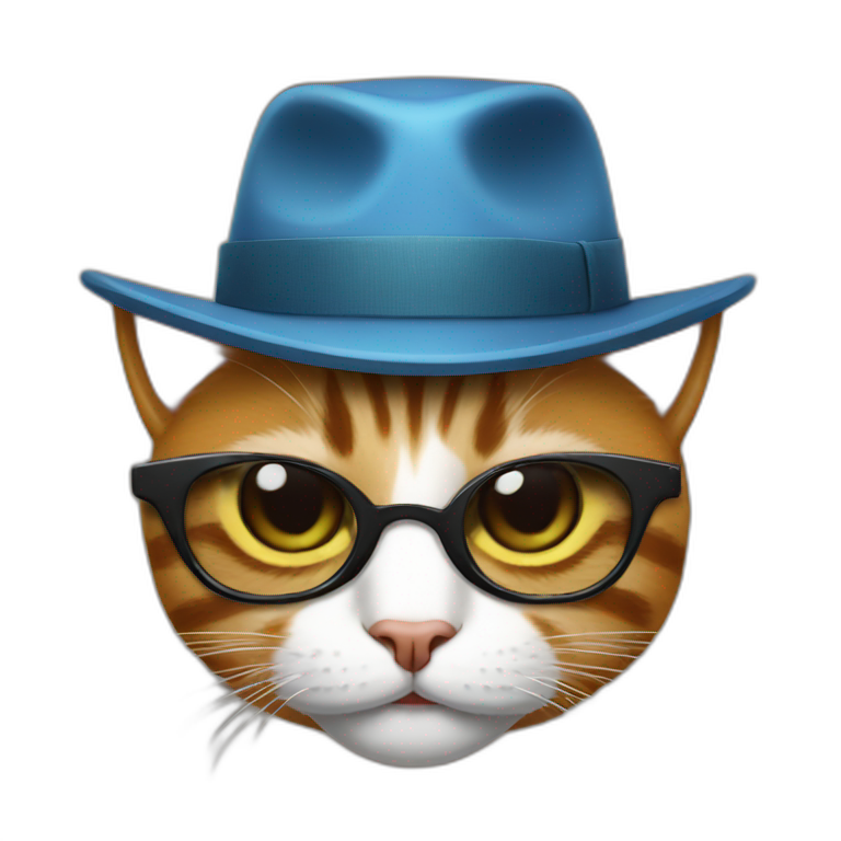 cat-with-a-hat-and-sunglasses emoji