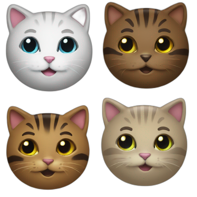 Chat sur chat sur chat emoji