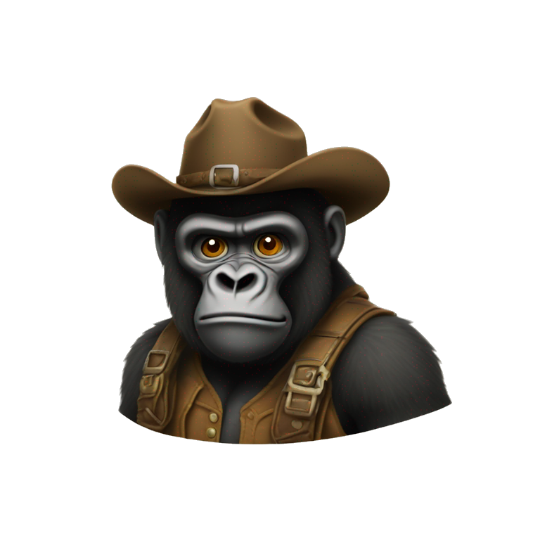 gunslinger gorila emoji