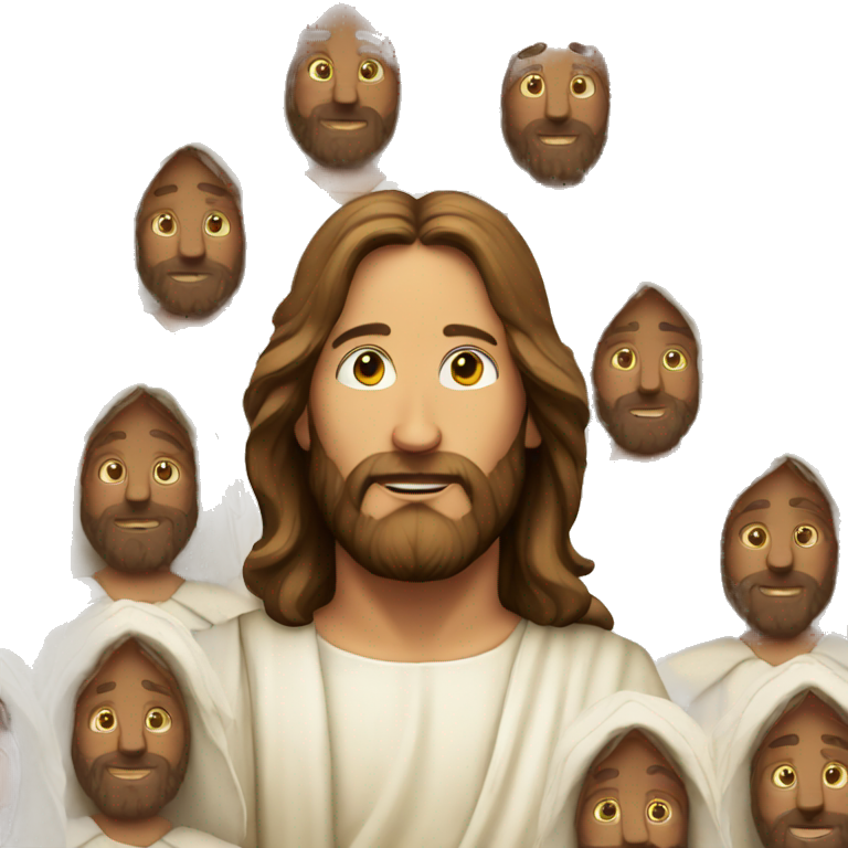 Jesus with shepherds  emoji