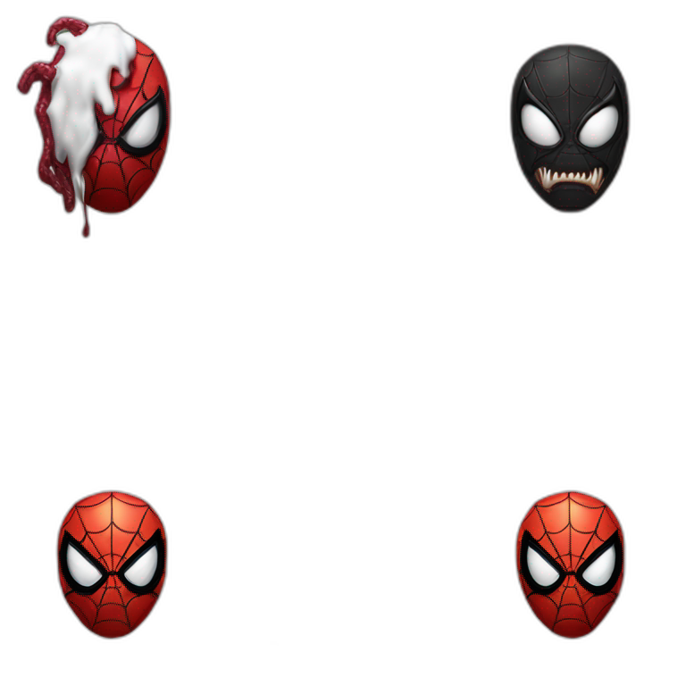 spiderman venom carnage emoji