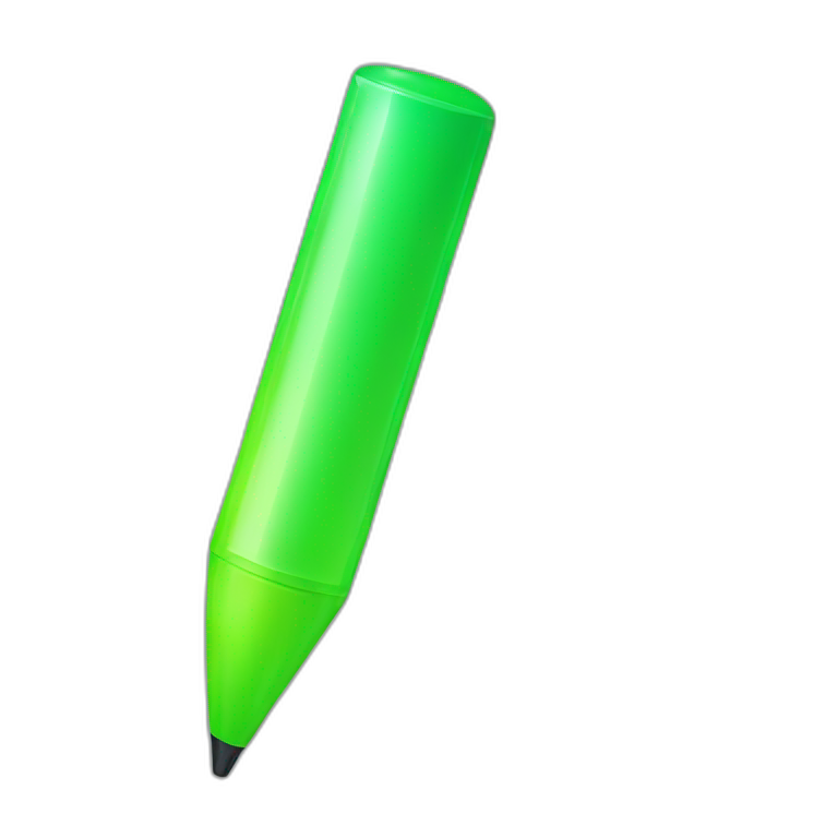 long green highlighter emoji