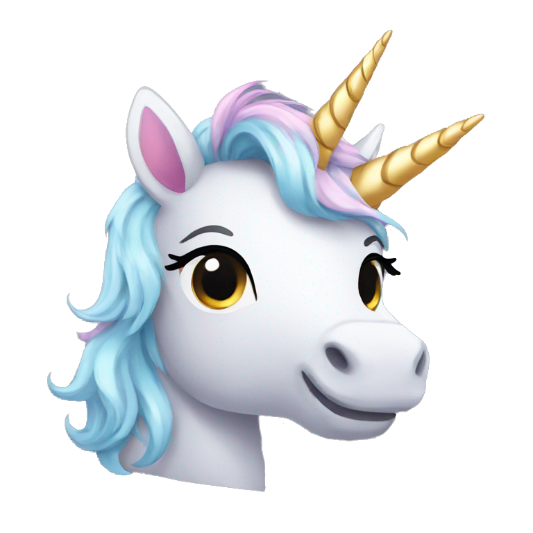 unicorn cute emoji