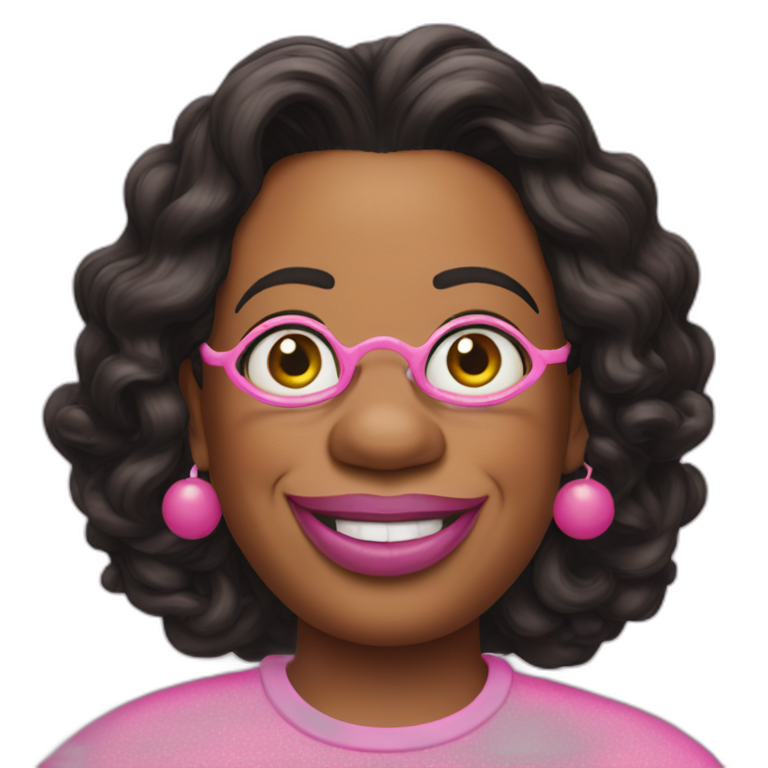 Oprah is mr blobby emoji