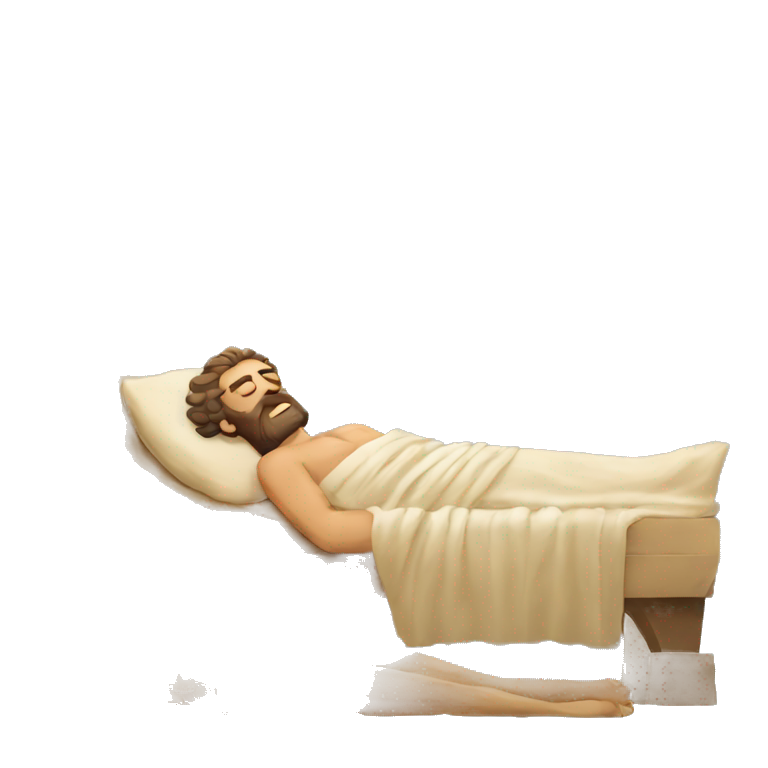 Ancient Greek King Odysseus Sleeping emoji