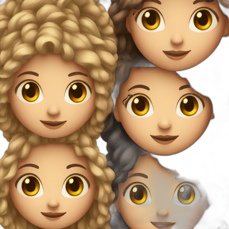 4 girls  emoji