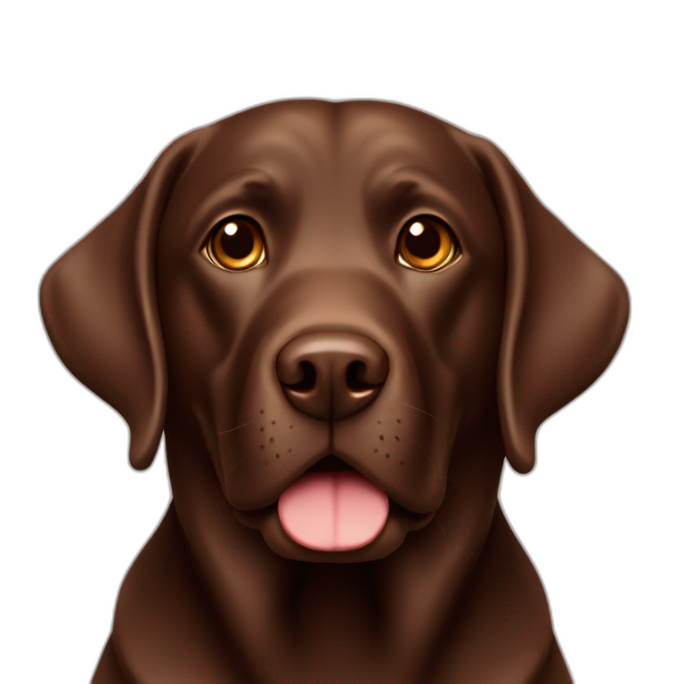 chocolate-labrador emoji