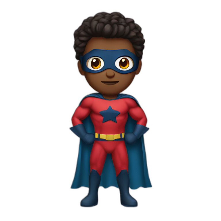 Superhero emoji