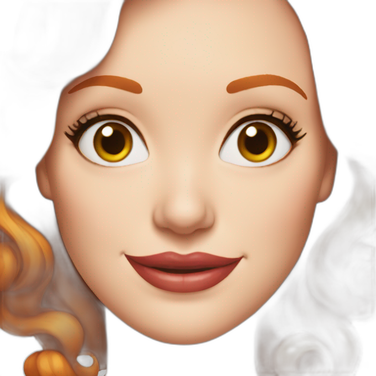 Christina Hendricks smirk emoji