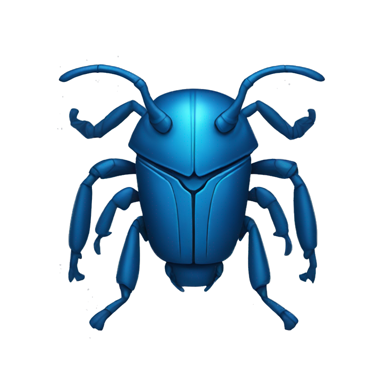blue beetle emoji