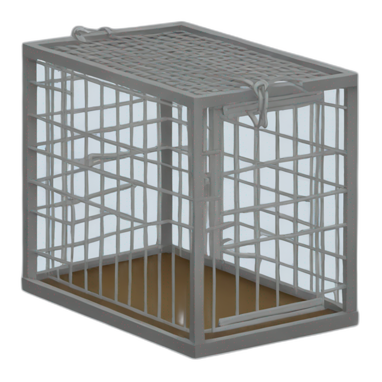 Cage trap emoji