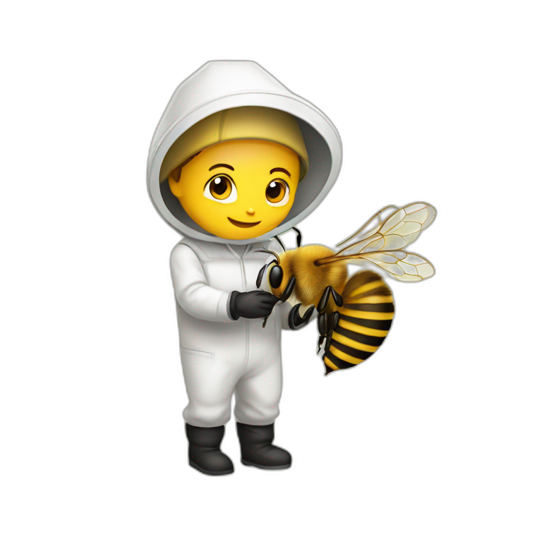 beekeeper at work emoji