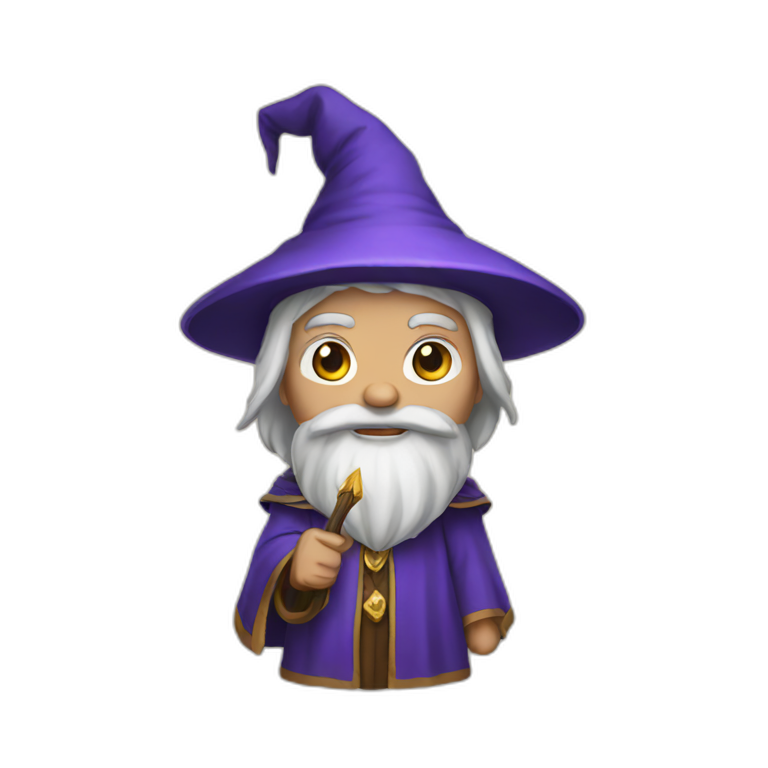 Epic wizard emoji