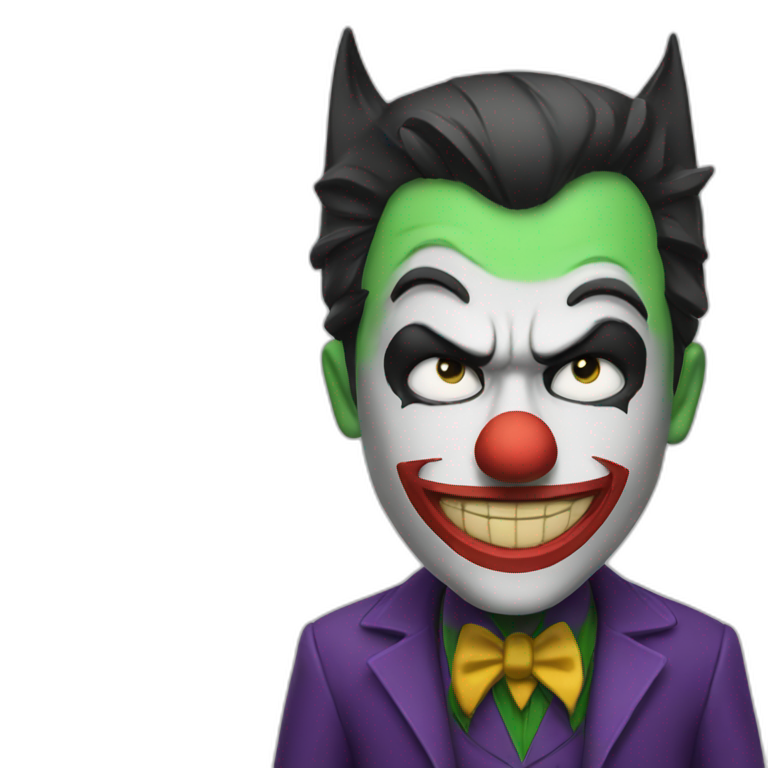 Joker X batman emoji