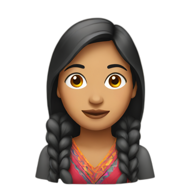 peruvian woman emoji