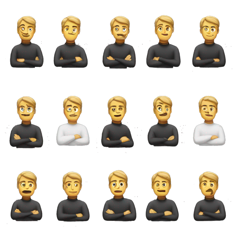 man with folded hands emoji