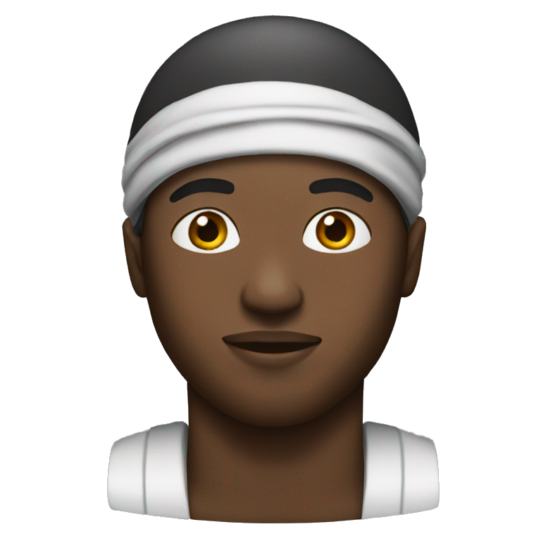 Black man with durag emoji