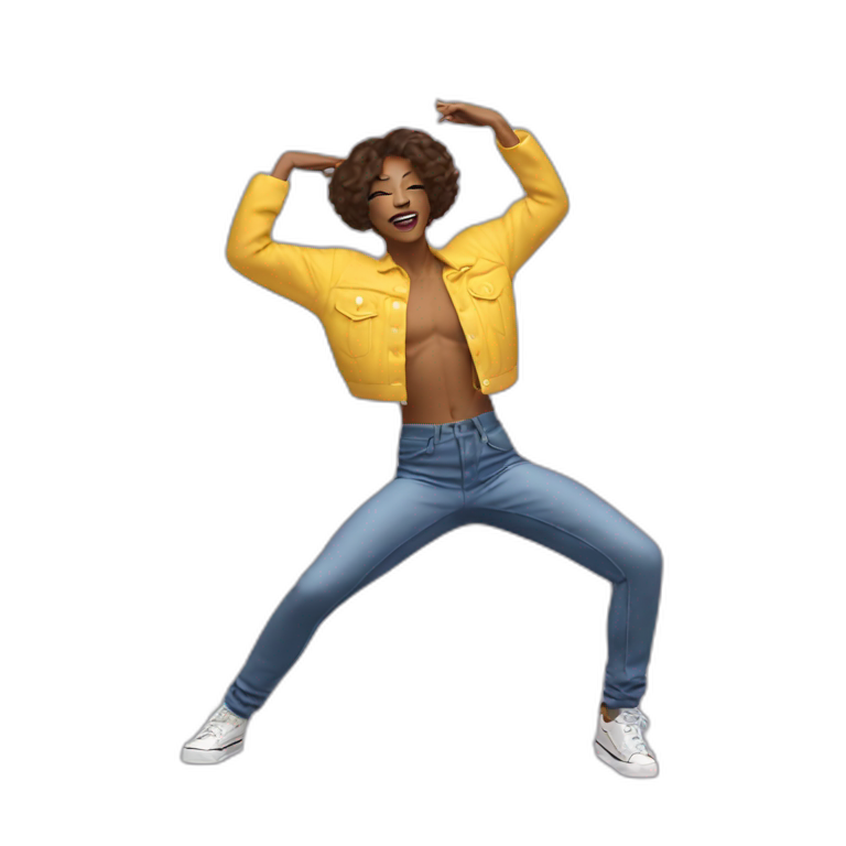 Voguing pose dance  emoji