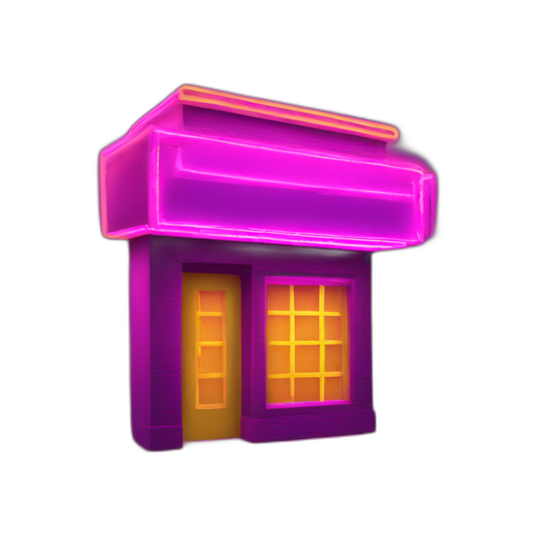 neon closed sign emoji