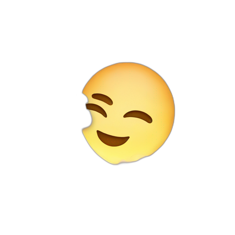 Sun Saying goodnight emoji