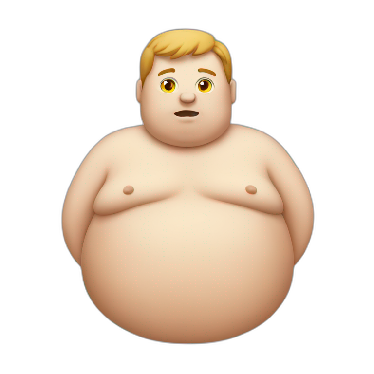 Obese emoji