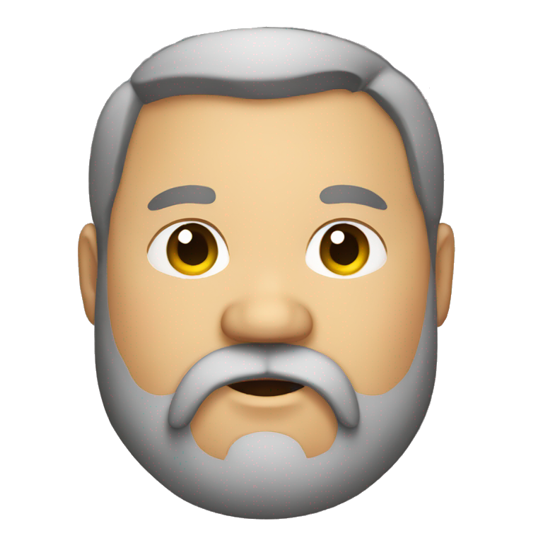 Fat man with beard emoji