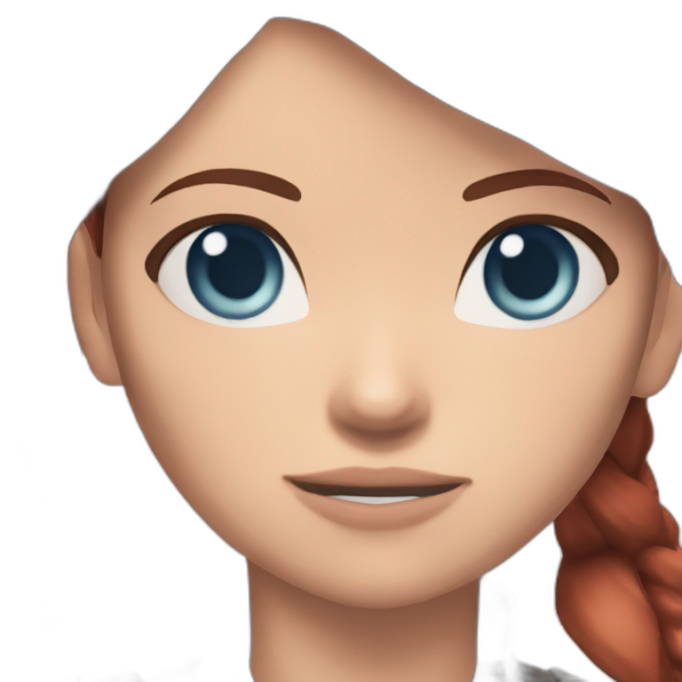 Claire Redfield blue eyes emoji