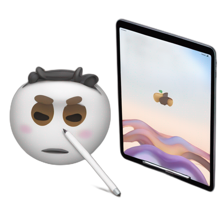 ipad pro 11 and apple pencil emoji