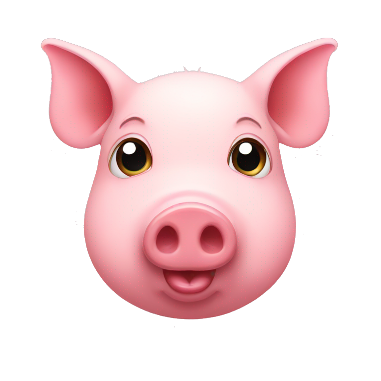 Pig with hearts for eyes emoji