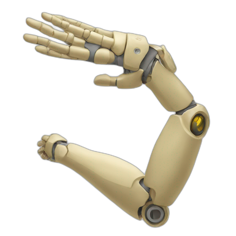 Thbionic arms emoji