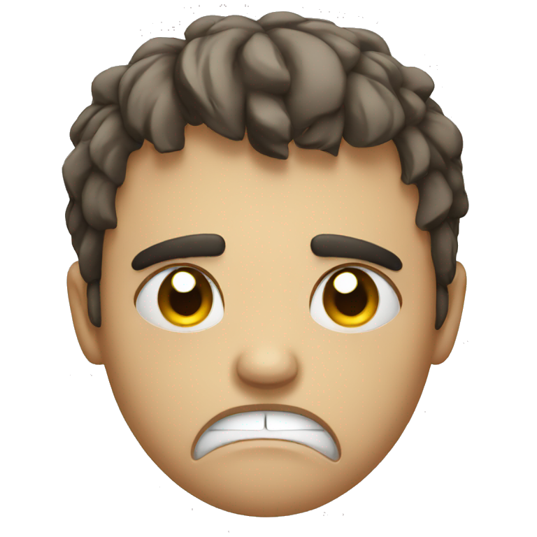 Angry and crying emoji