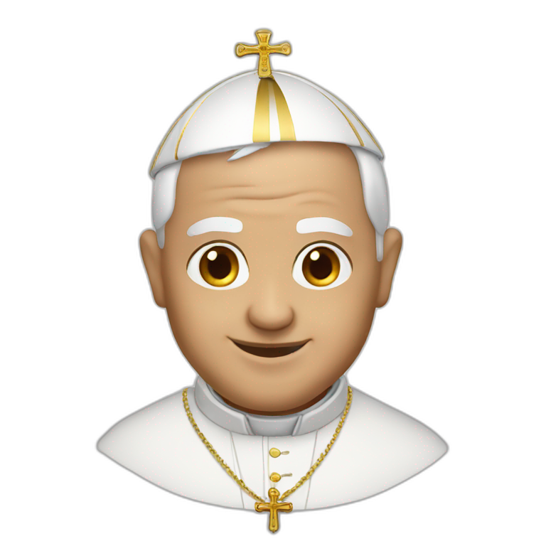 The Pope emoji