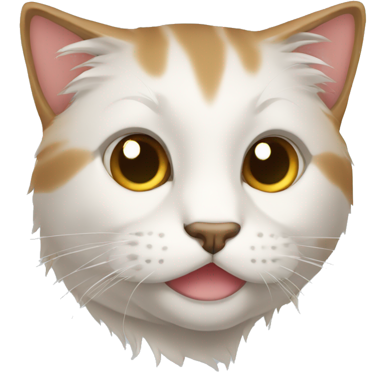 Un gato con mirada traviesa  emoji
