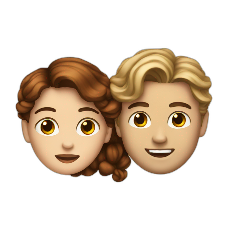 Titanic Kate et Jack emoji