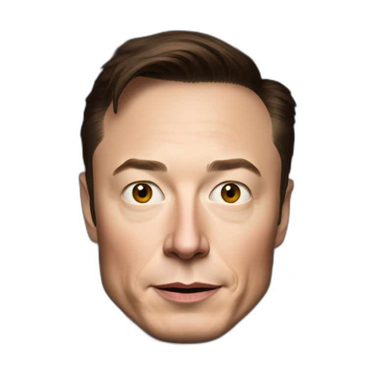 Elon Musk in space emoji