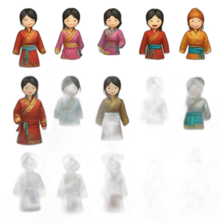 mongolian clothes emoji