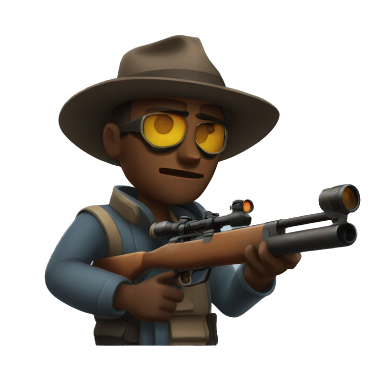 sniper from team fortress 2 emoji