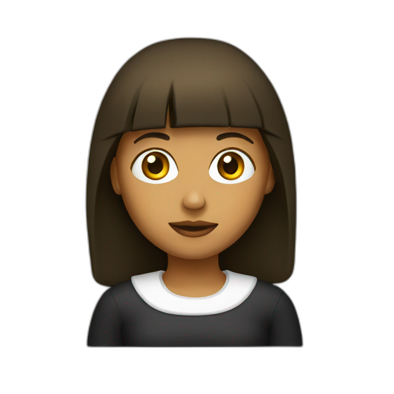 Lisa-black emoji
