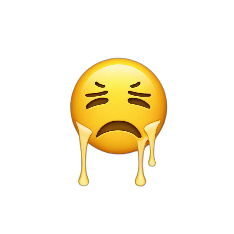 Real emoji crying face with tears  emoji