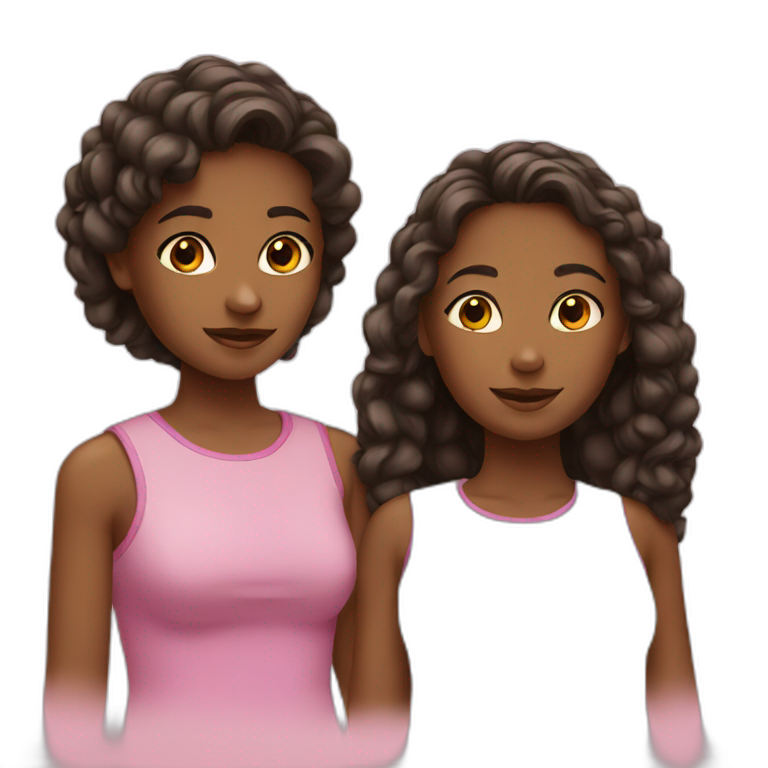 two girls emoji