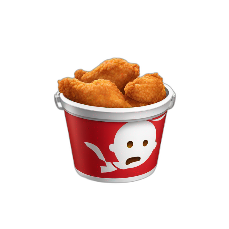 KFC chicken bucket emoji