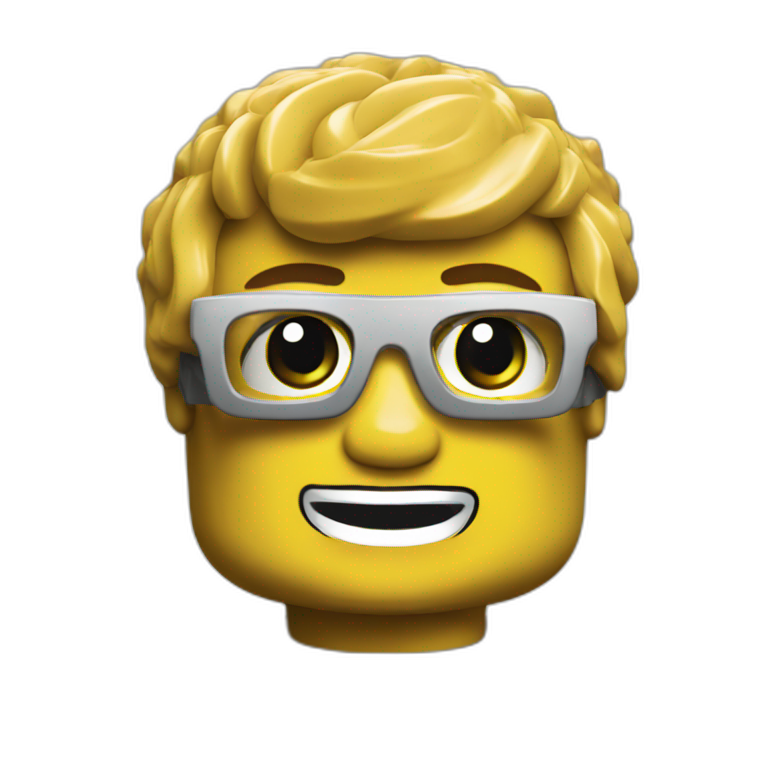 Lego figure emoji