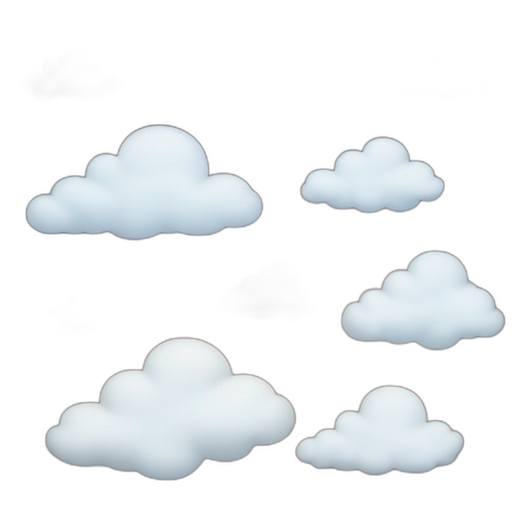 stars in the cloud emoji