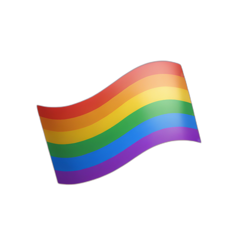 pride flag sparkles emoji