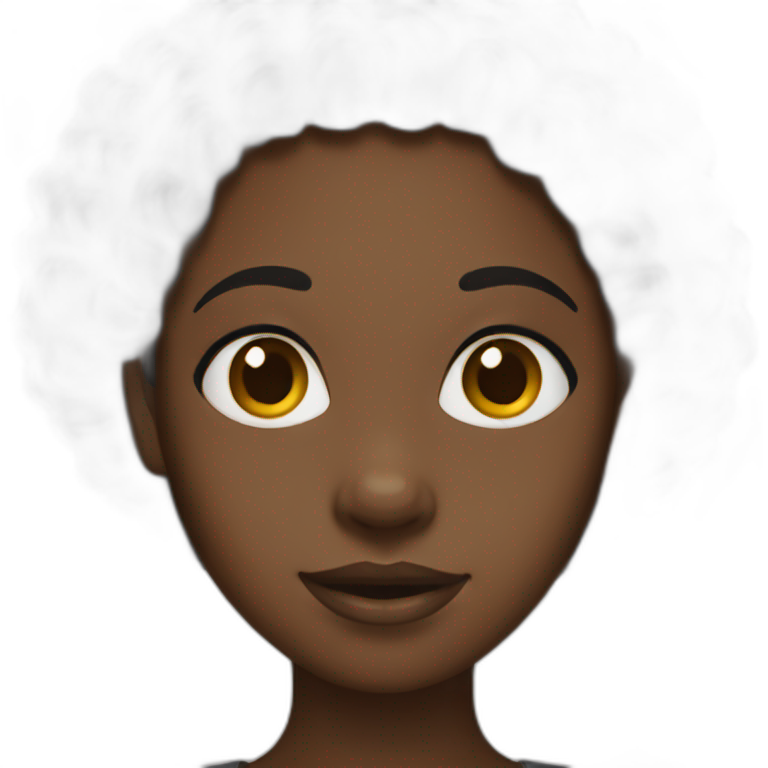  Black girl  emoji