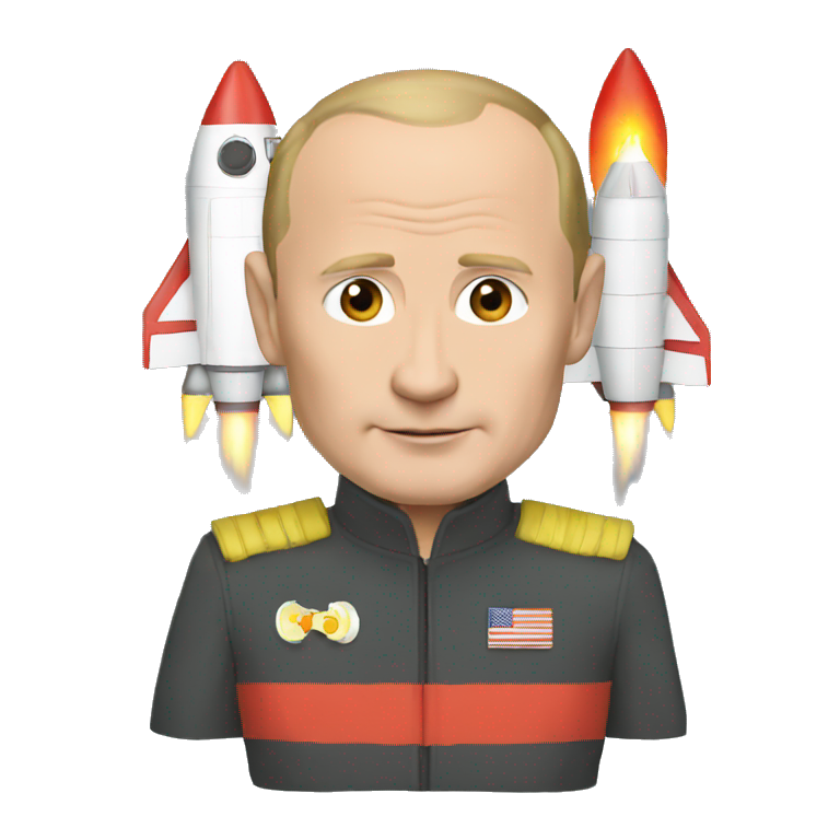 putin and rocket emoji