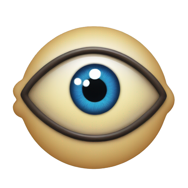evil eye with an eye emoji