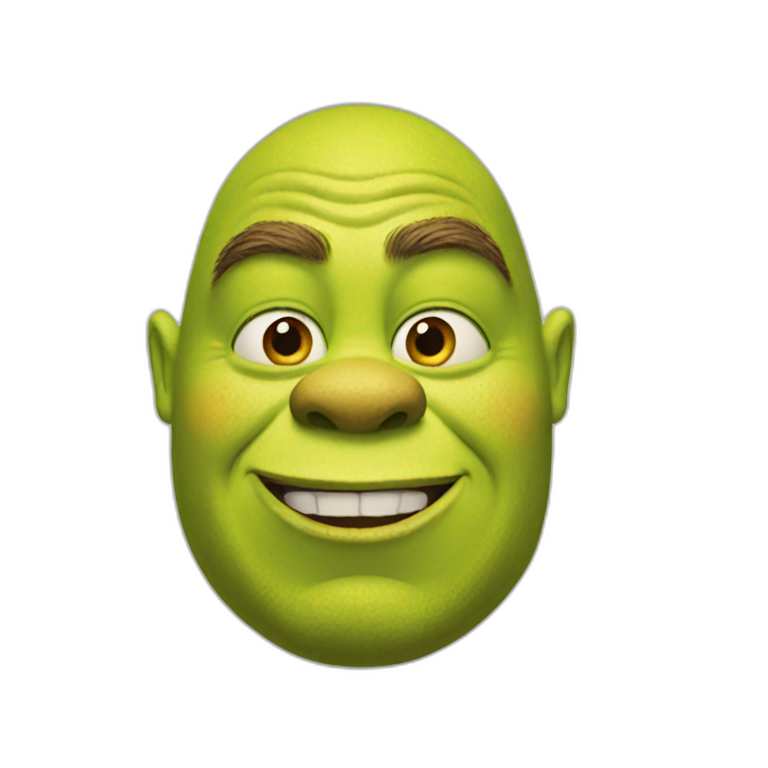 Shrek face  emoji