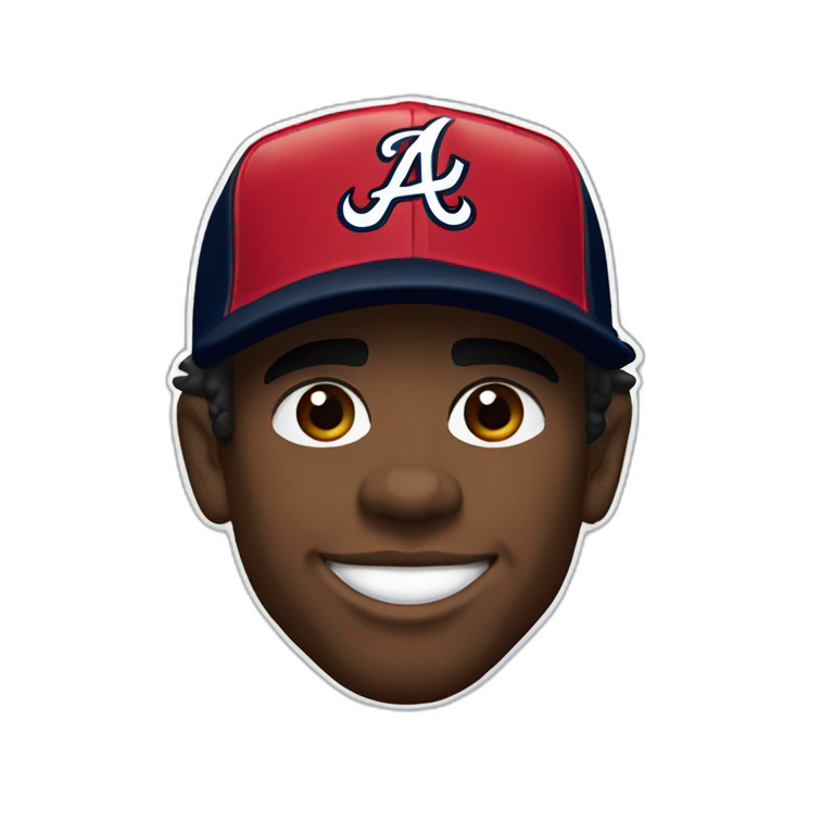 Ronald Acuna Atlanta Braves home run emoji